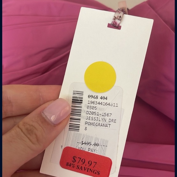 LoveShackFancy Rose Pink Ruched Cocktail Dress - Picture 3 of 5